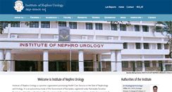 Desktop Screenshot of nephrourology.in